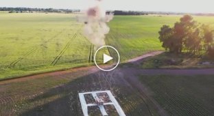 Ukraine showed footage of tests of cardboard kamikaze UAVs