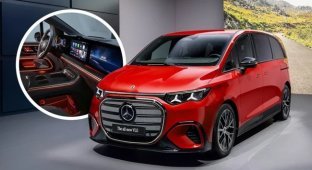 Mercedes представил электрический минивэн VLE (46 фото)