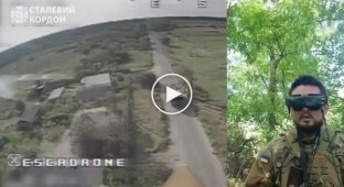 Escadron strikes Russian equipment with the help of kamikaze drones