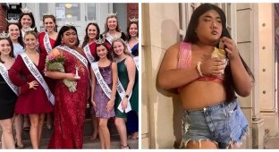 Beauty and the Beast. Title and crown at the beauty contest for the first time received a transgender man (4 photos + 1 video)