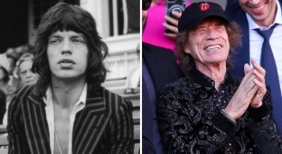 Famous rock stars at the beginning of their careers and today (13 photos)