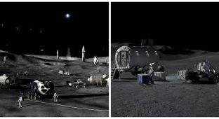 NASA представило план по созданию обитаемой базы на Луне (5 фото)