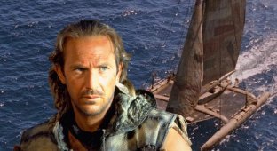 How the film "Water World" was filmed: footage from the filming and interesting facts (15 photos)