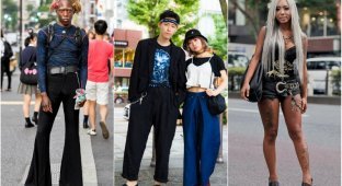 Модные персонажи на улицах Токио (36 фото)