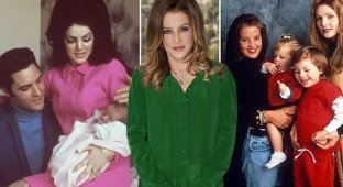 The whole life of Elvis Presley's daughter in photos (42 photos)