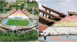 Mmabatho: a strange and forgotten stadium in South Africa (8 photos + 2 videos)