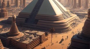 Як міг виглядати Стародавній Єгипет, якби існував у наші дні (15 фото)