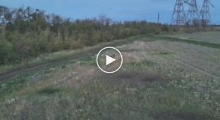 Яскрава смерть окупанта після атаки українського дрона