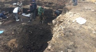 В Туле обнаружили 30 гробов с останками XVIII века (9 фото + видео)