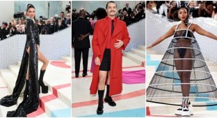 It couldn't have done without naked pops: star exits at MetGala-2023 (19 photos)