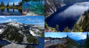 США Озера и водопады долины реки Фосс (33 фото)