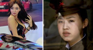 Девушки Южной и Северной Кореи. Такие похожие и такие разные (22 фото)
