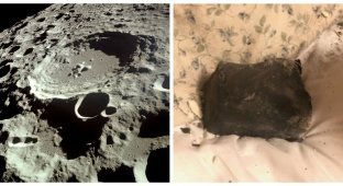 Reasons for the absence of stones inside the lunar craters (5 photos)