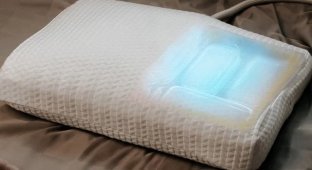 The Japanese have released a smart pillow that moves your head while you sleep (2 photos + video)