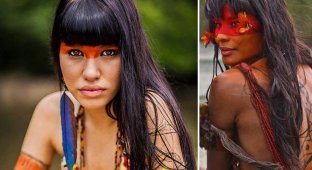In the Brazilian Mekranoti tribe, women interact with men only on the principle of barter (5 photos)