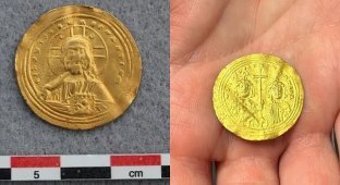 У Норвегії знайшли візантійську золоту монету (3 фото)
