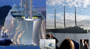 Самая большая парусная яхта в мире миллиардера Мельниченко за 400 млн. долларов (13 фото)