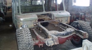 Самодельный Hummer H1 на базе ГАЗ-66 (10 фото)