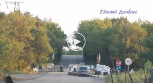 Взрыв моста между Горловкой и Дзержинском