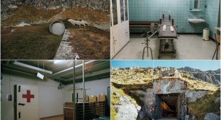 Секретные бункеры Второй мировой войны в Альпах (16 фото)