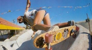 Самая сексуальная скейтбордистка из 70-ых (20 фото + 1 видео)