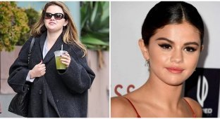 Selena Gomez appeared on the streets of Beverly Hills without makeup and overweight (3 photos)
