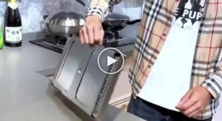 Chinese technology: mini-barbecue for the kitchen