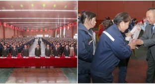 A Chinese company donated cash envelopes worth 1.2 million yuan in honor of March 8 (3 photos + 1 video)