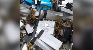 Свалки оборудования для майнинга в Китае