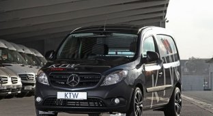 Мастера из KTW Tuning поработали над фургоном Mercedes Citan (9 фото)
