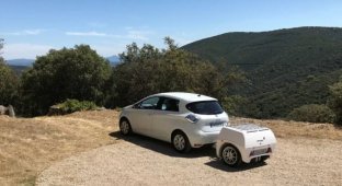 Power Bank для электромобилей: французы хотят сдавать в аренду прицепы с аккумуляторами (2 фото + 1 видео)