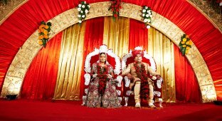 Настоящая индийская свадьба (Часть 2) (63 фото)