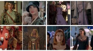 25 outfits that were used in the filming of more than one film (26 photos)
