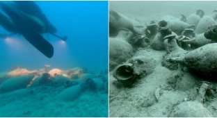 Divers found a shipwreck of the III century BC (6 photos)