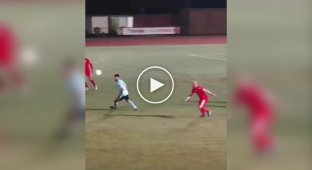 When he didn't notice where the penalty area ends