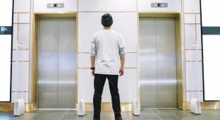 A strange detail of Japanese elevators: this does not exist anywhere else in the world (3 photos)