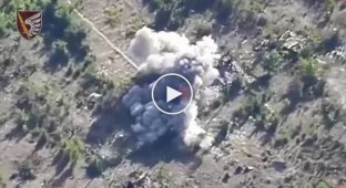 Tavricheskaya brigade paratroopers destroy several Russian fortifications and enemy infantry