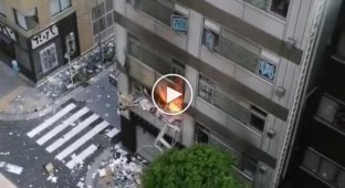 An explosion occurred in the center of Tokyo