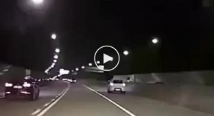 The cars spun in a risky “dance” and were caught on video in China