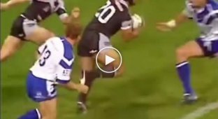 Juggernaut. Terrible New Zealand rugby player