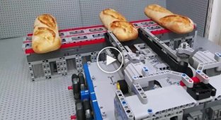 A culinary factory made from LEGO