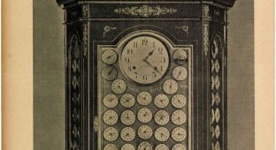 A hundred-year-old clock that still runs. And look what's here! (3 photos)