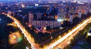 Вечерняя Москва с 50-го этажа (19 фото)