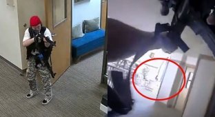 Tennessee police released footage of the liquidation of a transgender who staged a massacre in a Christian school (5 photos + 2 videos)