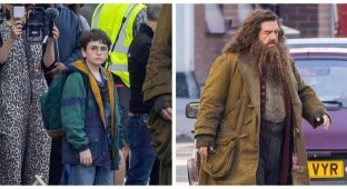 Свежие кадры со съемок сериала про Гарри Поттера (3 фото + 2 видео)