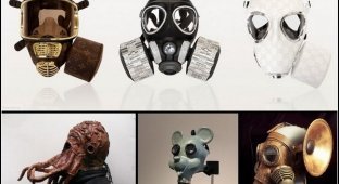 Самые необычные маски противогаза: обзор в картинках (11 фото)