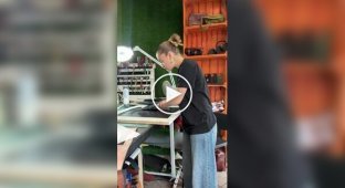 Girl creates unique bags