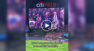 He's been preparing for this his whole life: Spider-Man at the stadium