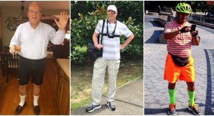 Stylish dad: men who have their own understanding of fashion (13 photos)