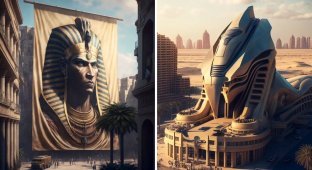 What Ancient Egypt might have looked like if it existed today (16 photos)